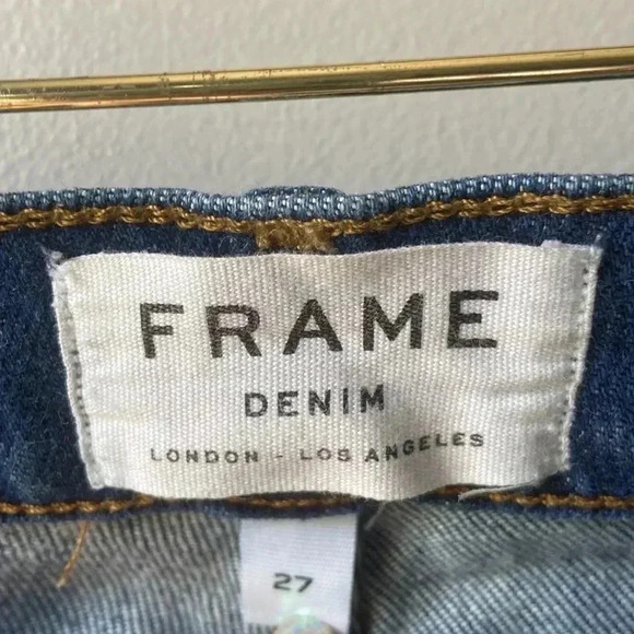 FRAME DENIM Le high straight kings way jeans size 27 - Picture 3 of 7